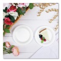 Plates | Dart 6PWQR 6 in. Quiet Classic Laminated Foam Dinnerware Plates (1000/Carton) image number 6