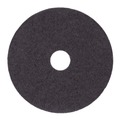 Floor Pads-Stripping | Boardwalk BWK4014BLA 14 in. Diameter Stripping Floor Pads - Black (5/Carton) image number 1