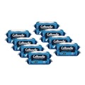 Hand Sanitizing Wipes | Cottonelle 35970 Fresh Care 1-Ply 3.73 in. x 5.5 in. Flushable Cleansing Cloths - White (8/Carton) image number 0