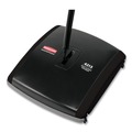 Sweepers | Rubbermaid Commercial FG421388BLA 44 in. Steel/Plastic Handle Dual Action Sweeper - Black/Yellow image number 2