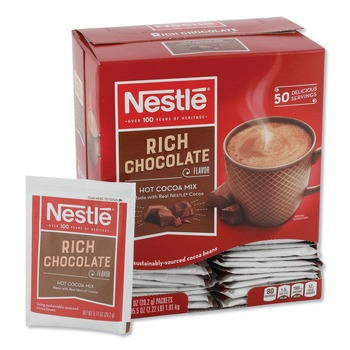 COCOA | Nestle 12098978 0.71 oz. Hot Cocoa Mix - Rich Chocolate (50/Box)