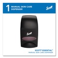 Soap Dispensers | Scott 92145 5 in. x 5.25 in. x 8.38 in. 1000 mL Essential Manual Skin Care Dispenser - Black image number 1
