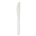 Disposable Knives | Boardwalk BWK KNIFEMWPS Mediumweight Polystyrene Knife - White (100/Box) image number 1
