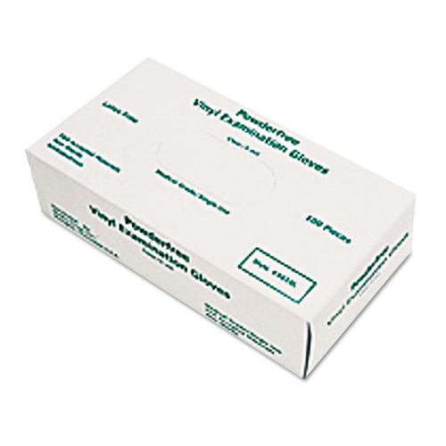 Janitorial Disposable & Single Use Gloves | MCR Safety 5010L 5 mil Disposable Medical-Grade Vinyl Gloves - Large, White (100/Box) image number 0