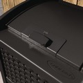 Outdoor Waste Receptacles | Suncast GHW1732BK Trash Hideaway 30-Gallon Plastic Waste Bin - Black image number 3