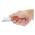 Knives & Multi-Purpose Tools | Great Neck 74201 3.5 in. Aluminum Handle Quick Change Lock Back Utility Knife - Orange image number 6