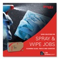 Perforated Roll & Hand Towels | WypAll 05123 L10 9.1 in. x 10.25 in. Windshield Towels - Light Blue (224/Pack, 10 Packs/Carton) image number 7