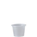 Cups | Dart P100N 1 oz. Polystyrene Portion Cups - Translucent (2500/Carton) image number 0