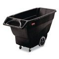 Carts & Trucks | Rubbermaid Commercial FG101100BLA 151 gal. 600 lbs. Capacity Plastic Structural Foam Tilt Truck - Black image number 2