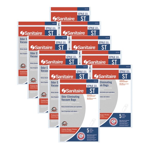 Vacuum Accessories | Sanitaire 63213B Style ST Disposable Vacuum Bags for SC600 and SC800 Series (10/Carton) image number 0