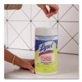 Cleaning Cloths & Wipes | LYSOL Brand 19200-84251 7 in. x 7.25 in. 1-Ply Disinfecting Wipes - Lemon and Lime Blossom/White (2/Carton) image number 2