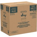 Food Containers & Lids | Dart 8SJ12 8 oz. Squat Food Foam Containers - White (1000/Carton) image number 0