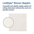 Dinner Napkins | Tork 716002 1-Ply 15 in. x 16 in. LinStyle Dinner Napkin - White (1000/Carton) image number 3