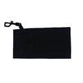 Cases | Ansell KCC19941 4.25 in. x 0.25 in. x 4.25 in. Safety Glasses Carrying Pouch with Belt Clip - Black (12/Carton) image number 1