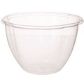 Food Containers & Lids | Eco-Products EP-SB48BASE 48 oz. 6.69 in. Diameter x 4.38 in. Height Plastic Salad Bowls - Clear (300/Carton) image number 0