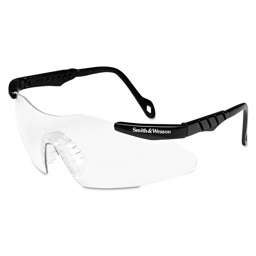 Eye Protection | Ansell 19799 Magnum 3G Safety Eyewear - Black Frame/Clear Lens image number 0