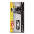 Drawstring & Kitchen Bags | Glad 00079 30 in. x 33 in. 30 gal. 0.81 mil Large Quick-Tie Trash Bags Tie-Flap - Black (10/Box 12 Boxes/Carton) image number 3