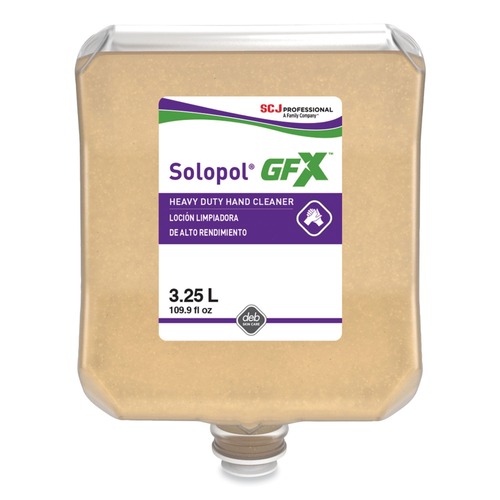 Soap Refills | SC Johnson GPF3LNA 3.25 L Solopol GFX Heavy Duty Hand Cleaner Refill - Citrus Scent (2/Carton) image number 0
