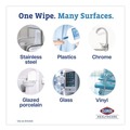 Cleaning Cloths & Wipes | Clorox Healthcare 69150 6.75 in. x 8 in. 1-Ply Dispatch Cleaner Disinfectant Towels - Unscented, White (150/Canister) image number 7