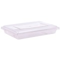 Food Storage Containers & Lids | Carlisle 1062007 18 in. x 26 in. x 3.5 in. 5 gal. StorPlus Polycarbonate Food Storage Container - Clear image number 3