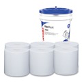 Cleaning Cloths & Wipes | WypAll 06001 12 in. x 6 in. Power Clean Wipers for WetTask Customizable Wet Wiping System with 1 Bucket - Unscented (300/Carton) image number 0