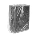 Food Containers & Lids | Pactiv Corp. YHLB09030000 SmartLock 9 in. x 9.5 in. x 3.25 in. Foam Hinged Lid 3-Compartment Container - Black (150/Carton) image number 1