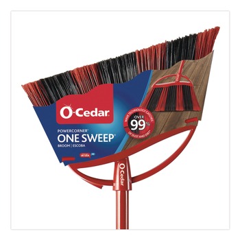 PRODUCTS | O-Cedar 172163EA 48 in. Handle One Sweep Large Broom - Red/Black/Gray