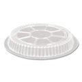 Food Containers & Lids | Handi-Foil 2047DL 7 in. Diameter x 0.88 in. Plastic Dome Lids Fits Round Pan 2047 - Clear (500/Carton) image number 2