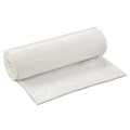 Low-Density Trash Bags | Inteplast Group WSL4046XHW-2 0.7 mil 45 Gallon 40 in. x 46 in. Low-Density Commercial Can Liners - White (100/Carton) image number 1