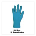 Food Service Disposable & Single Use Gloves | KleenGuard 57371 9.5 in. Long 6 mil Thick Powder-Free G10 Nitrile Gloves - Small Blue (10-Boxes/Carton) image number 4
