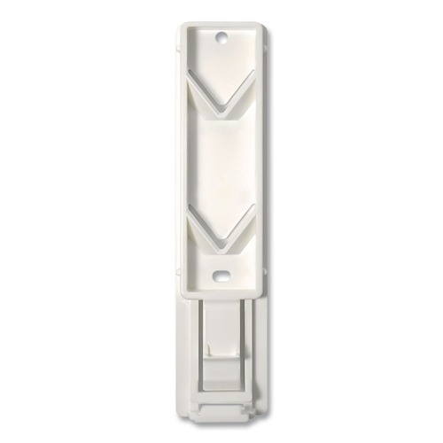 Soap Dispensers | Diversified Hospitality Solutions AIR01BR2 EcoLux 1.19 in. x 0.44 in. x 5.69 in. Single Air Dispenser Bracket - White (24/Carton) image number 0