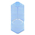 Toilet & Urinal Deodorizers | Boardwalk TSU-P-006I006I-06-AAS80 5.22 oz Vertical Urinal Screen - Cotton Blossom Scent/Blue (6/Carton) image number 2