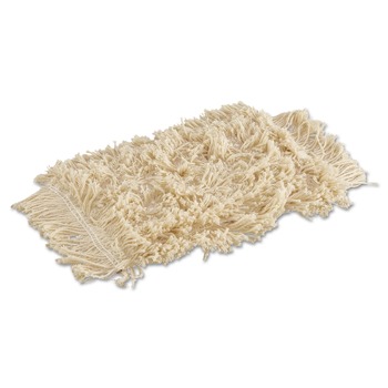 MOP HEADS | Rubbermaid Commercial FGS29900WH00 9 in. x 5 in. Wall Washer Cotton Replacement Pads - White