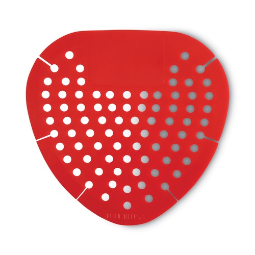 Toilet & Urinal Deodorizers | Boardwalk DSP012I072M202143000 Cherry Fragrance Urinal Screen - Red (1 Dozen) image number 0