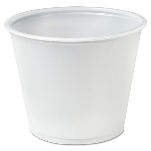 Cups | Dart P550N 5.5 oz Polystyrene Portion Cups - Translucent (2500/Carton) image number 0