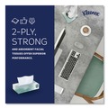 Facial Tissues | Kleenex 21601 Naturals 2-Ply Flat Box 8.3 in. x 7.8 in. Facial Tissues - White (48 Boxes/Carton, 125 Sheets/Box) image number 5