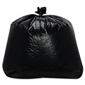 Low-Density Trash Bags | Trinity Plastics 100584 43 in. x 47 in. 56 gal. 1.6 mil Flat Pack Low-Density Can Liners - Black (100/Carton) image number 0