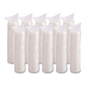 Cup Lids | Dart 12EL 12 oz. Cappuccino Dome Sipper Lids - White (1000/Carton) image number 3