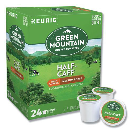 Coffee - Caffeinated | Green Mountain Coffee 5000330138 Coffee K-Cups - Half-Caff (24/Box) image number 0