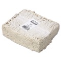Mop Heads | Rubbermaid Commercial FGV11800WH00 24 oz. 1 in. Band Economy Cut-End Cotton Wet Mop Head - White (12/Carton) image number 1