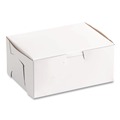 Bakery Boxes & Containers | SCT SCH 0911 6.25 in. x 3.75 in. x 2.13 in. Paper One-Piece Non-Window Bakery Boxes - White (250/Bundle) image number 3