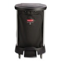 Hamper & Laundry Bags | Rubbermaid Commercial FG635000BLA 13.38 in. x 19.88 in. x 29.25 in. 30 Gallon Premium Step-On Nylon Linen Hamper Bag - Black image number 1
