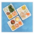Food Trays & Liners | World Centric TR-SC-5C-LFS 5-Compartments 8.5 in. x 10.24 in. x 1.01 in. Paper Fiber Trays - Natural (400/Carton) image number 2