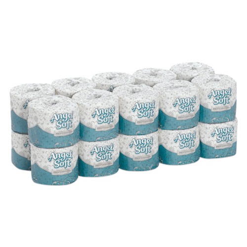 Perforated Roll & Hand Towels | Georgia Pacific Professional 16620 Angel Soft Ps 2 Ply Premium Bathroom Tissue - White (20/Carton) image number 0