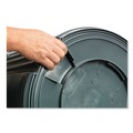 Indoor Waste Receptacles | Impact 7744-3 Gator Plus 44 Gallon Plastic Container - Gray image number 2