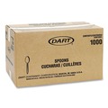 Disposable Spoons | SOLO RSW3-0007 Teaspoon Individually Wrapped Reliance Mediumweight Cutlery - White (1000/Carton) image number 1