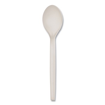 DISPOSABLE SPOONS | WNA EPS003 7 in. EcoSense Renewable Plant Starch Cutlery Spoon (1000/Carton)