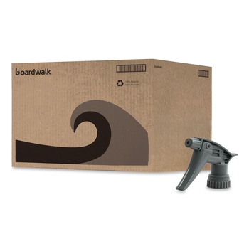 Boardwalk 511301 320CR 7.25 in. Tube Chemical-Resistant Trigger Sprayer for 16 oz. Bottles - Gray (24/Carton)
