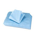 Perforated Roll & Hand Towels | HOSPECO M-PR811 12 in. x 12 in. Sontara EC Engineered Cloths - Blue (10 Packs/Carton) image number 1