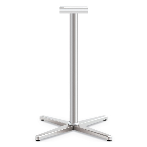 Indoor Dining & Cafe Tables | HON HCT42LX.PR8 32 in. x 32 in. x 40 in. Arrange X-Leg Base for 42 in. to 48 in. Tops - Silver image number 0